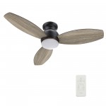 Trento 60 Inch 3-Blade Smart Ceiling Fan - Black