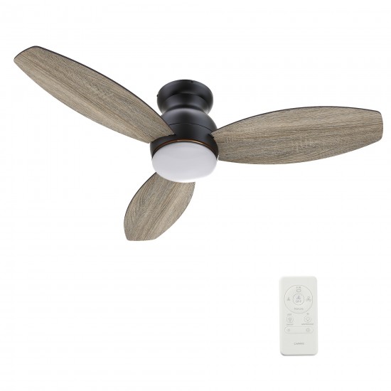 Trento 60 Inch 3-Blade Smart Ceiling Fan - Black