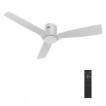 Skara 52 Inch 3-Blade Ceiling Fan - White/White