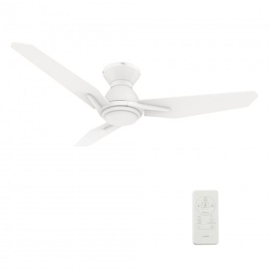 Calen 48 Inch 3-Blade Smart Ceiling Fan - White