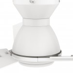 Calen 48 Inch 3-Blade Smart Ceiling Fan - White