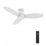 Stanley 48 Inch 3-Blade Ceiling Fan - White/White