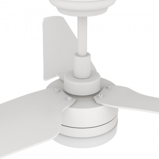 Atticus 52 Inch 3-Blade Smart Ceiling Fan - White