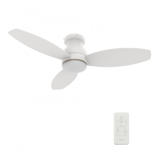 Trento 44 Inch 3-Blade Smart Ceiling Fan - White