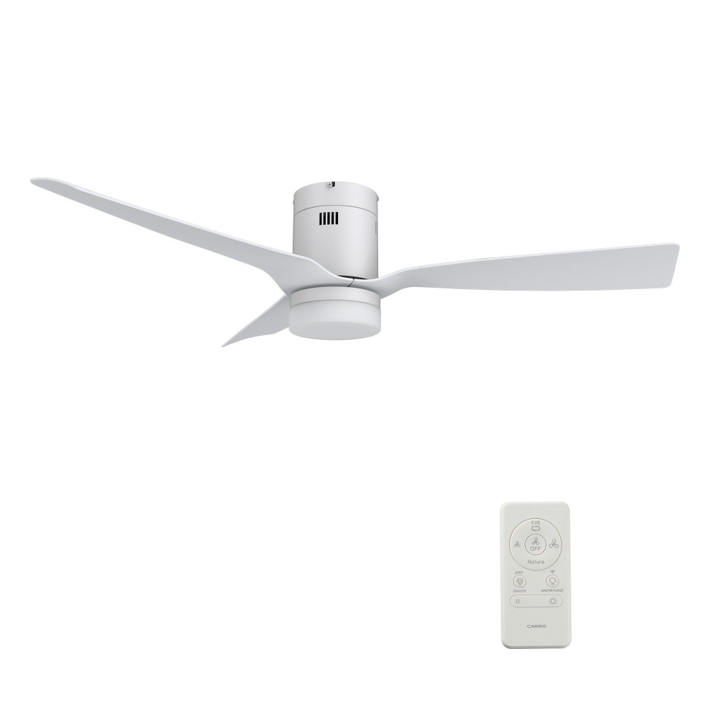 Spezia 48 Inch 3-Blade Smart Ceiling Fan - White