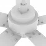 Ascender 48 Inch 5-Blade Smart Ceiling Fan - White