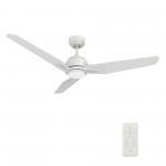 Tracer 56 Inch 3-Blade Smart Ceiling Fan - White