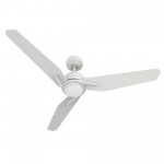 Tracer 56 Inch 3-Blade Smart Ceiling Fan - White