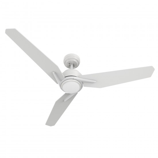 Tracer 56 Inch 3-Blade Smart Ceiling Fan - White