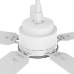 Espear 56 Inch 5-Blade Smart Ceiling Fan - White