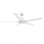 Espear 56 Inch 5-Blade Smart Ceiling Fan - White