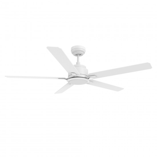 Espear 56 Inch 5-Blade Smart Ceiling Fan - White