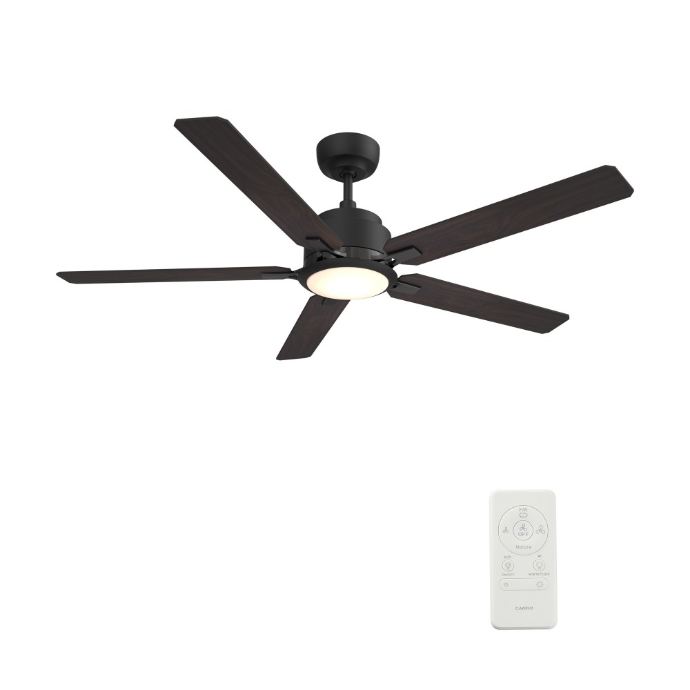 Espear 60 Inch 5-Blade Smart Ceiling Fan - Black