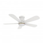 Dubois 48 Inch 5-Blade Smart Ceiling Fan - White