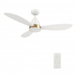 York 52 Inch 3-Blade Smart Ceiling Fan - White