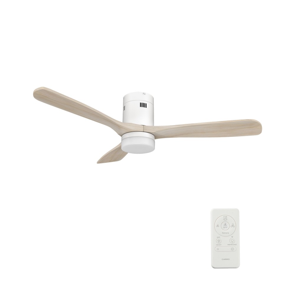 Labelle 52 Inch 3-Blade Smart Ceiling Fan - White