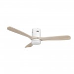 Labelle 52 Inch 3-Blade Smart Ceiling Fan - White