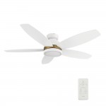 Granville 48 Inch 5-Blade Smart Ceiling Fan - White
