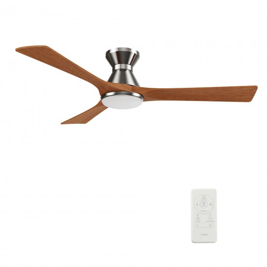 Nicolet 52 Inch 3-Blade Smart Ceiling Fan - Silver