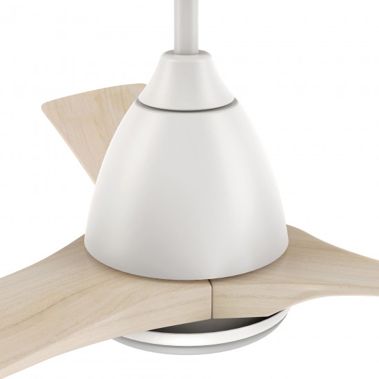 Perry 52 Inch 3-Blade Smart Ceiling Fan - White