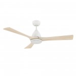 Perry 52 Inch 3-Blade Smart Ceiling Fan - White