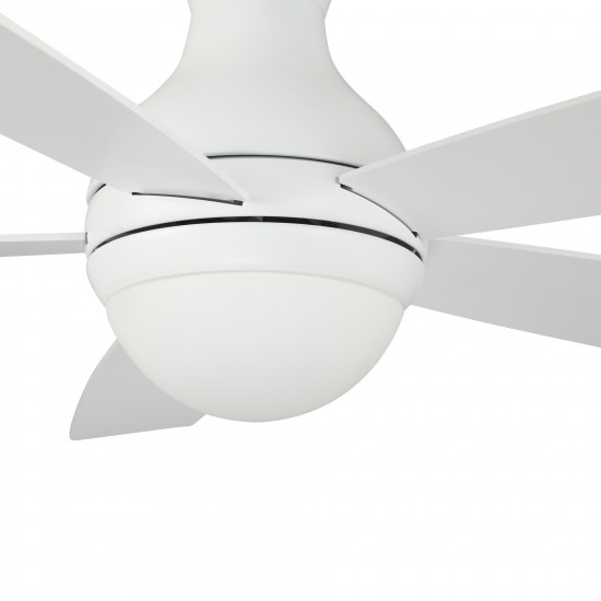 Twister 52 Inch 5-Blade Smart Ceiling Fan - White