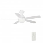 Twister 52 Inch 5-Blade Smart Ceiling Fan - White