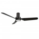 Madrid 52 Inch 3-Blade Smart Ceiling Fan - Black