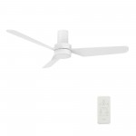 Madrid 52 Inch 3-Blade Smart Ceiling Fan - White