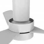 Madrid 52 Inch 3-Blade Smart Ceiling Fan - White