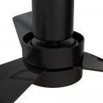 Porter 44 Inch 3-Blade Smart Ceiling Fan - Black