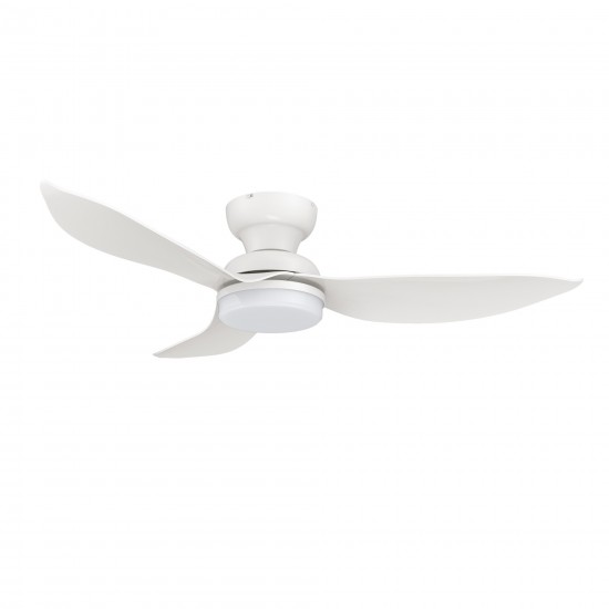 Upton 45 Inch 3-Blade Smart Ceiling Fan - White