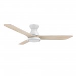 Jaaron 52 Inch 3-Blade Smart Ceiling Fan - White