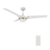 Bedford 52 Inch 3-Blade Smart Ceiling Fan - White