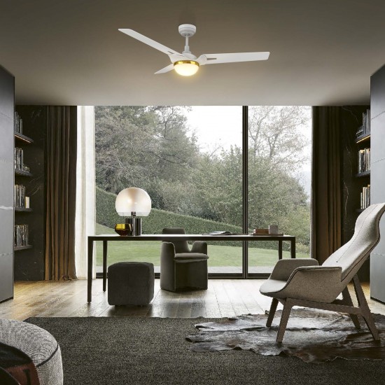 Bedford 52 Inch 3-Blade Smart Ceiling Fan - White