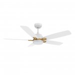 Peyton 52 Inch 5-Blade Smart Ceiling Fan - White