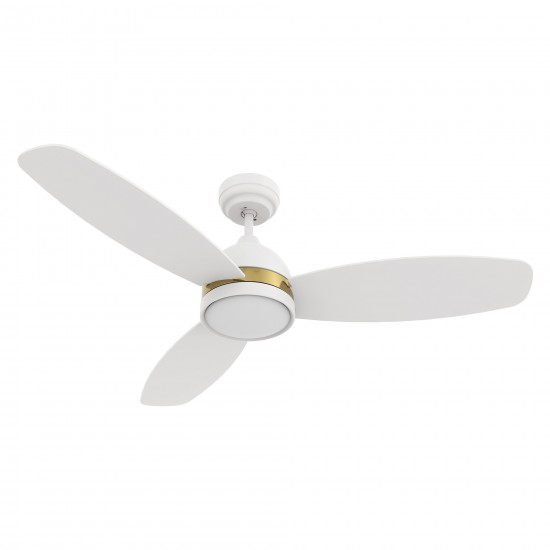 Fremont 48 Inch 3-Blade Smart Ceiling Fan - White