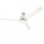 Kesteven 52 Inch 3-Blade Ceiling Fan - White/White