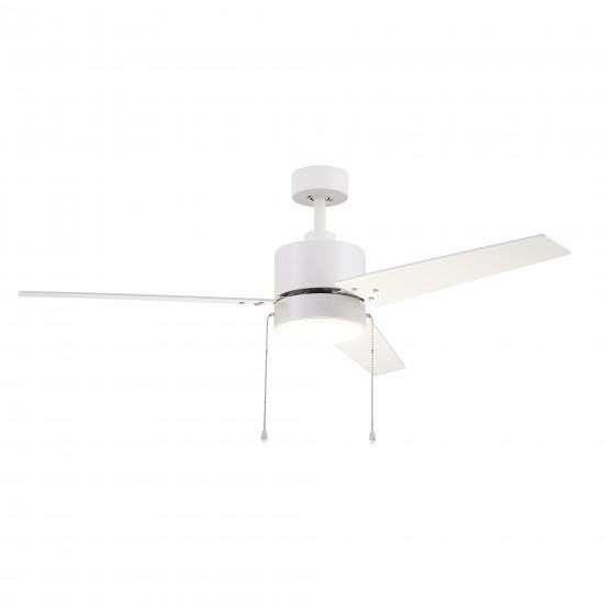 Kesteven 52 Inch 3-Blade Ceiling Fan - White/White