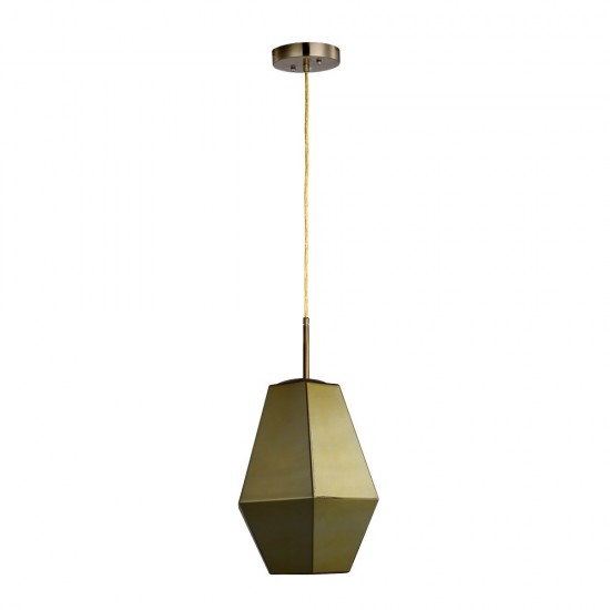 Carro Home Stier Jewel Tone Glass Pendant Light – Golden Citrine