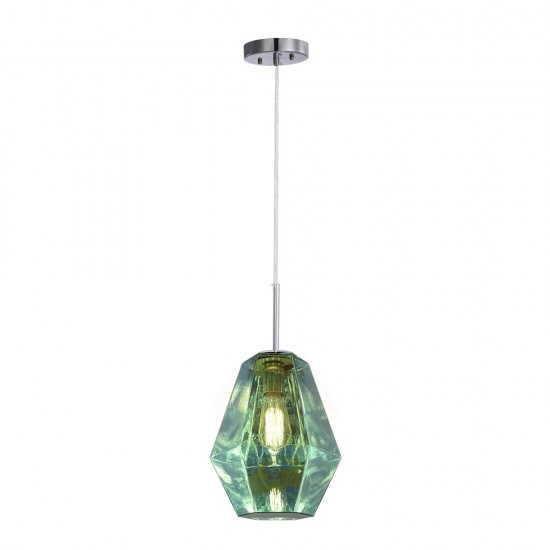 Carro Home Stier Jewel Tone Glass Pendant Light – London Blue Topaz