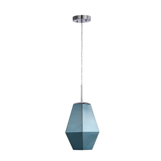 Carro Home Stier Jewel Tone Glass Pendant Light – London Blue Topaz