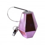 Carro Home Stier Jewel Tone Glass Pendant Light – Rose Pink Sapphire
