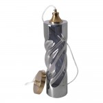 Gemeaux Cylinder Ombre Glass Indoor & Outdoor Pendant Light - Gray