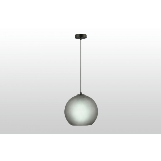 Carro Home Chelos Sphere Glass Pendant Light – Frosted Gray