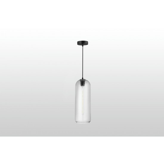 Carro Home Oriyan Big Cylinder Glass Pendant Light – Clear