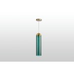 Carro Home Gidra Cylinder Glass Pendant Light – Forest Green