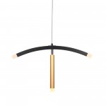 Carro Home Simple Decoration Hanging Kitchen Led Pendant Light-Brushed Gold