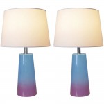 Alecrim 25" Table Lamp (Set Of 2) - Blue To Purple Ombre