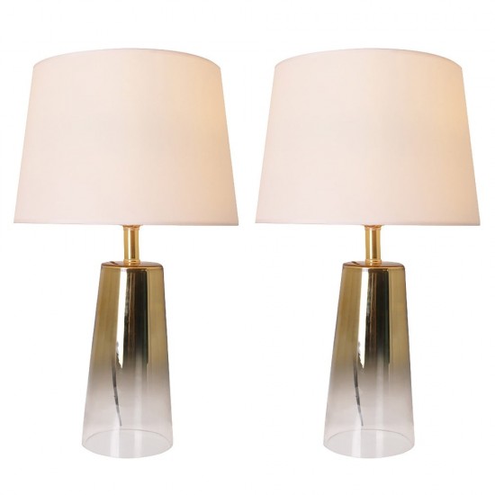 Alecrim 25" Table Lamp (Set Of 2) - Gold Ombre